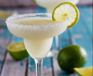 Margarita - Tequila, Orange liqueur, and Lime juice