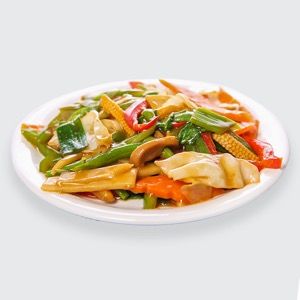Vegetable Chopsuey served with white rice